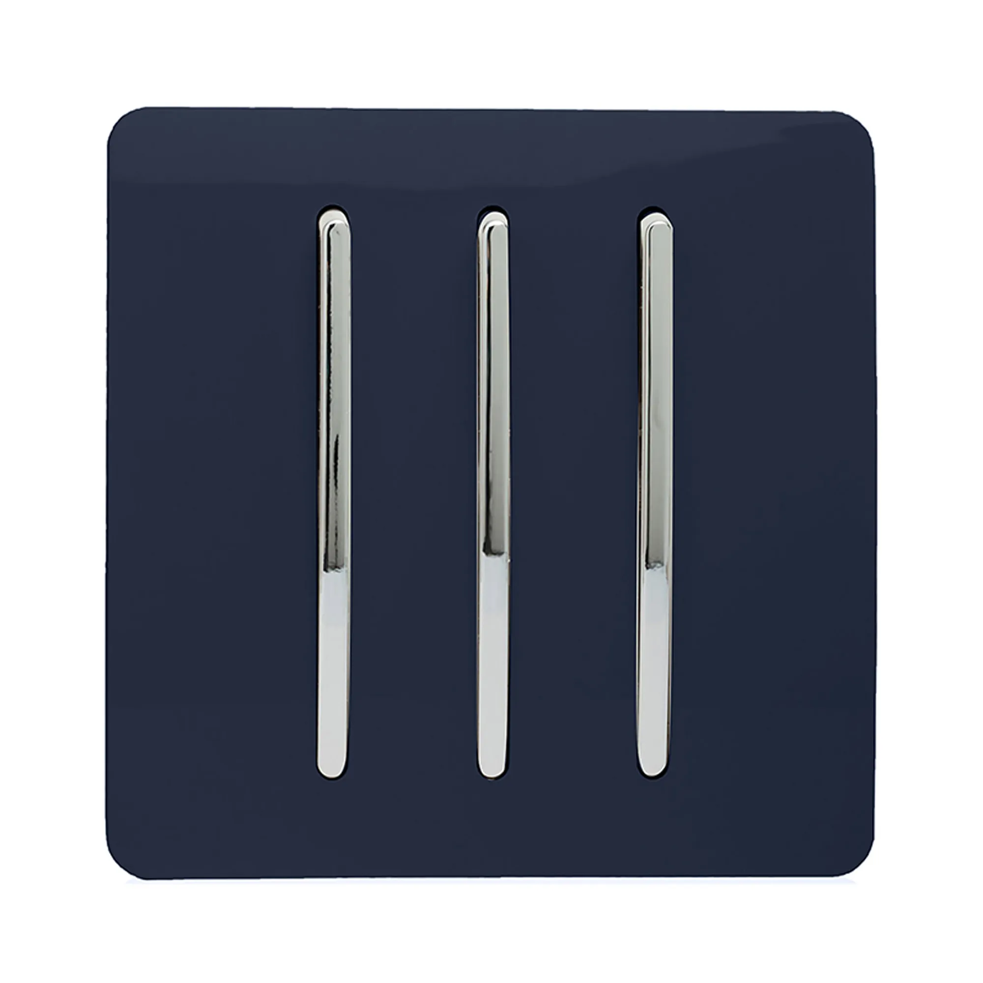 ART-SS6NV  3 Gang 2 Way 10 Amp Rocker Navy Blue